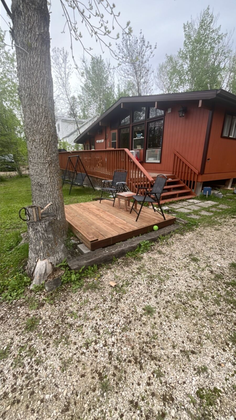 Cabin yard